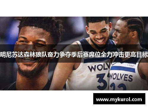 明尼苏达森林狼队奋力争夺季后赛席位全力冲击更高目标